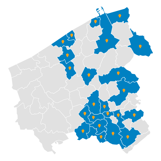 Vestigingsplaatsen